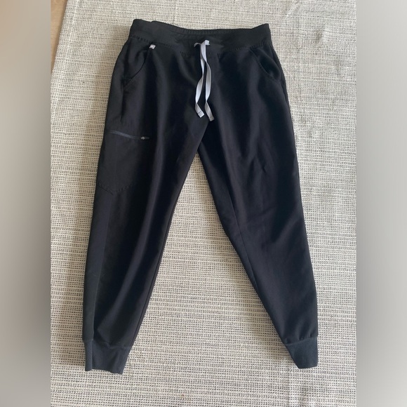 Figs Pants - Figs Technical Collection scrubs black jogger MP